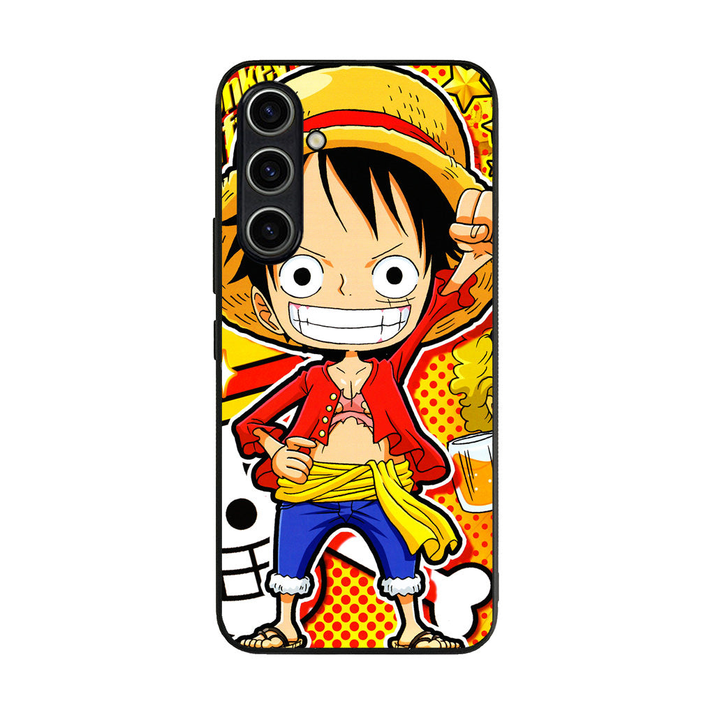 One Piece Cute Luffy Samsung Galaxy A35 5G Case