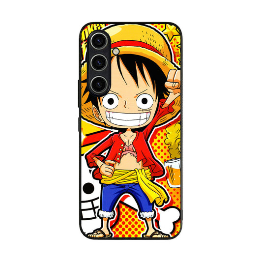 One Piece Cute Luffy Samsung Galaxy A35 5G Case