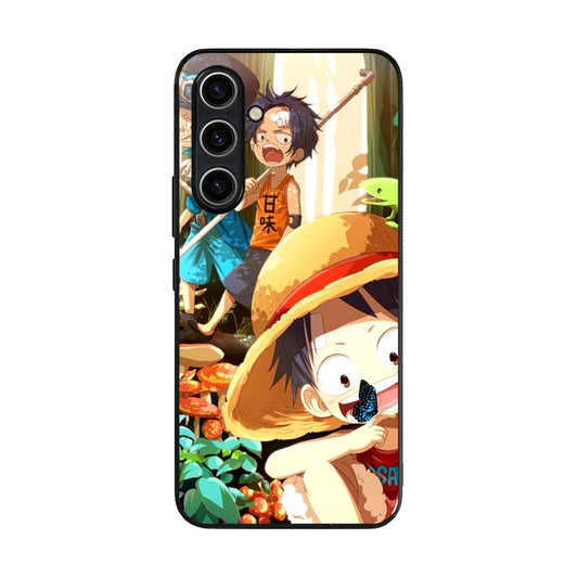 One Piece Little Sabo Ace Luffy Cute Samsung Galaxy A35 5G Case