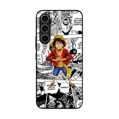 One Piece Luffy Comics Samsung Galaxy A35 5G Case