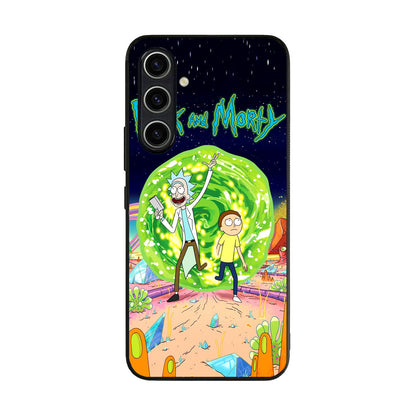 Rick And Morty Portal Gun Samsung Galaxy A35 5G Case