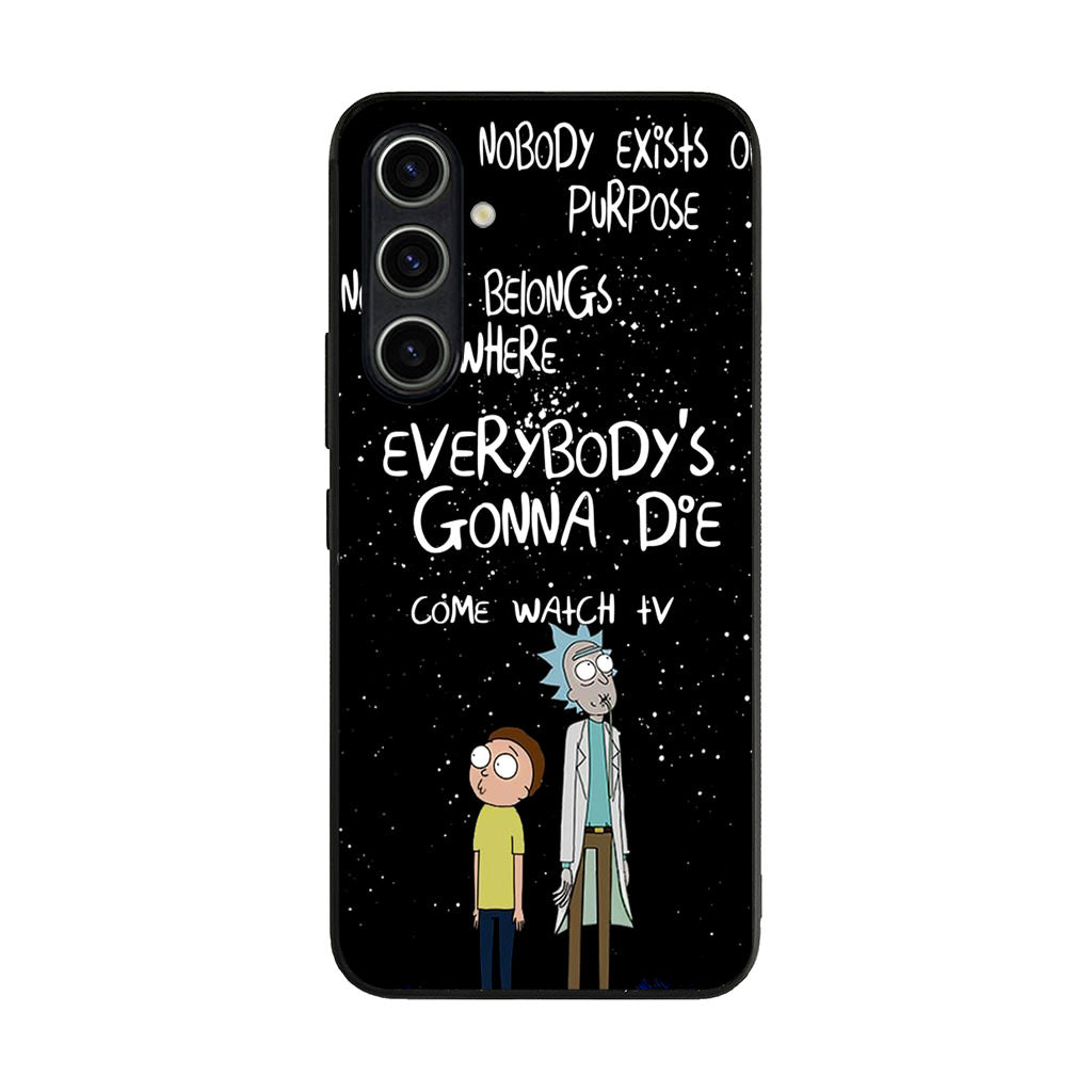 Rick And Morty Quotes Samsung Galaxy A35 5G Case