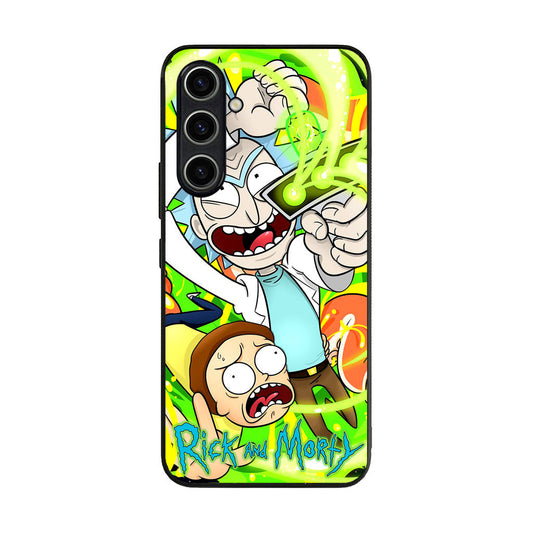 Rick And Morty Shoot Portal Gun Samsung Galaxy A35 5G Case