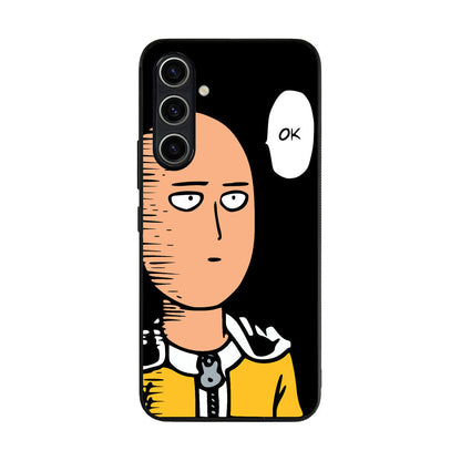 Saitama Poker Face Samsung Galaxy A35 5G Case