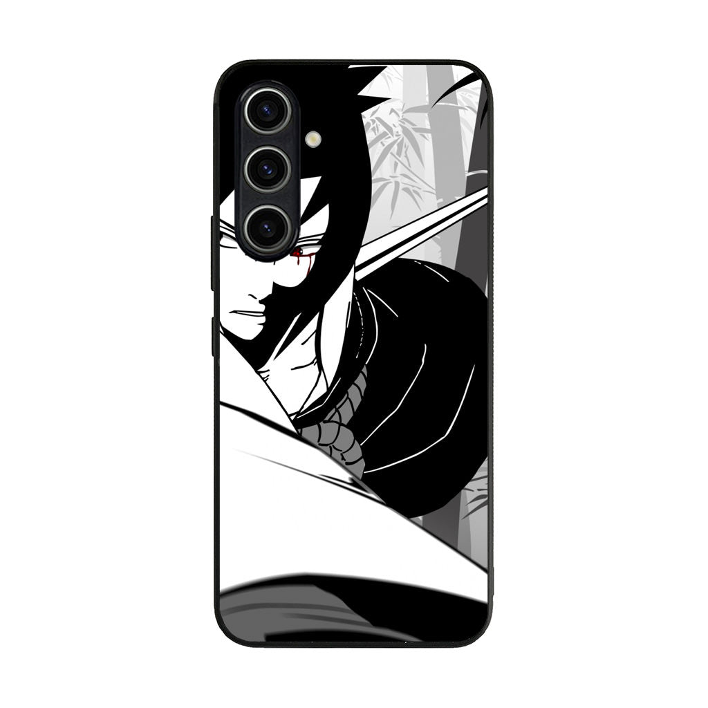 Sasuke Uchiha B&W Samsung Galaxy A35 5G Case