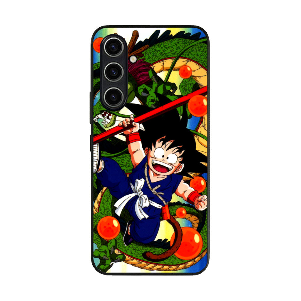 Shenlong And Little Goku Dragon Ball Samsung Galaxy A35 5G Case