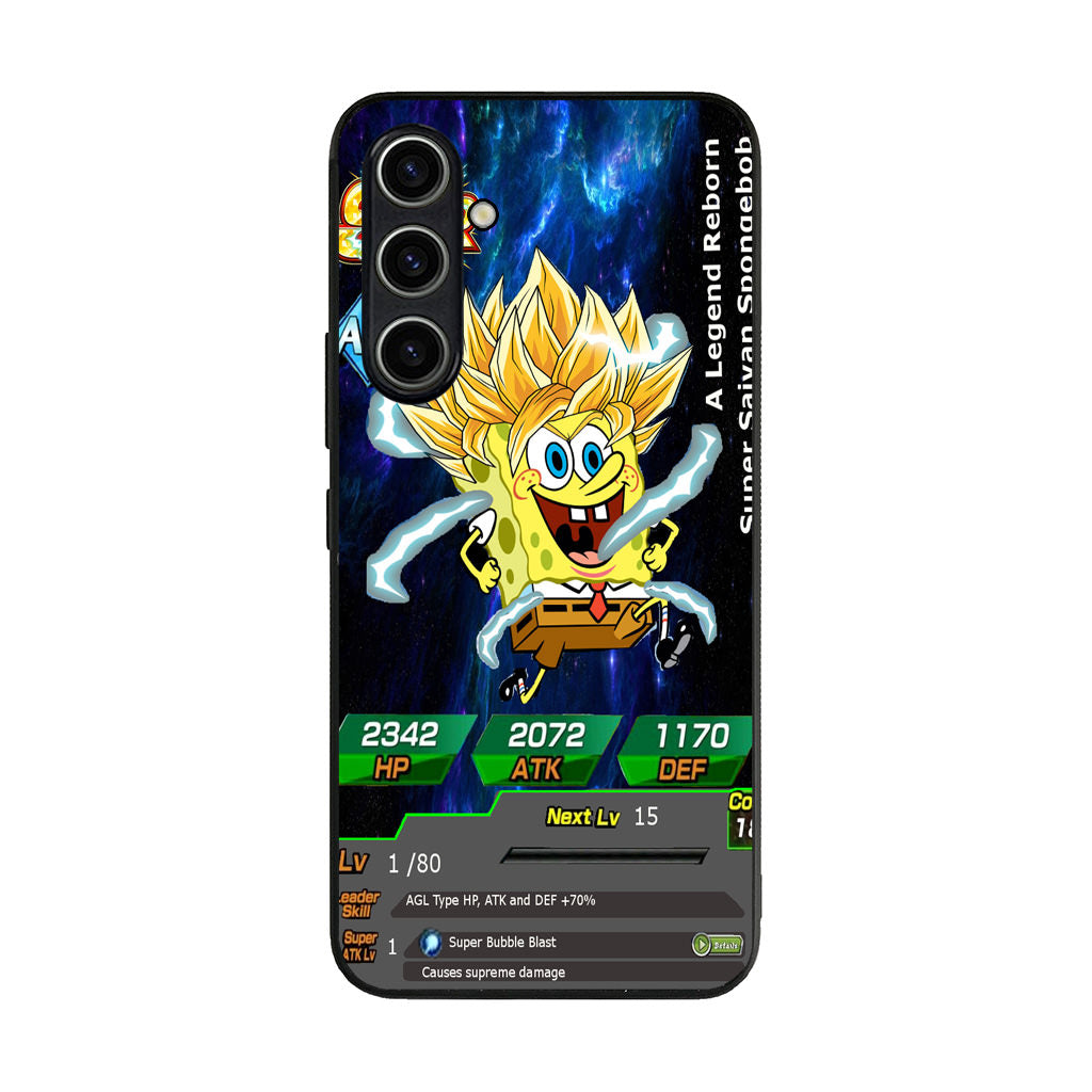 Super Saiyan Spongebob Card Samsung Galaxy A35 5G Case