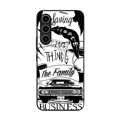 Supernatural Family Business Saving People Samsung Galaxy A35 5G Case