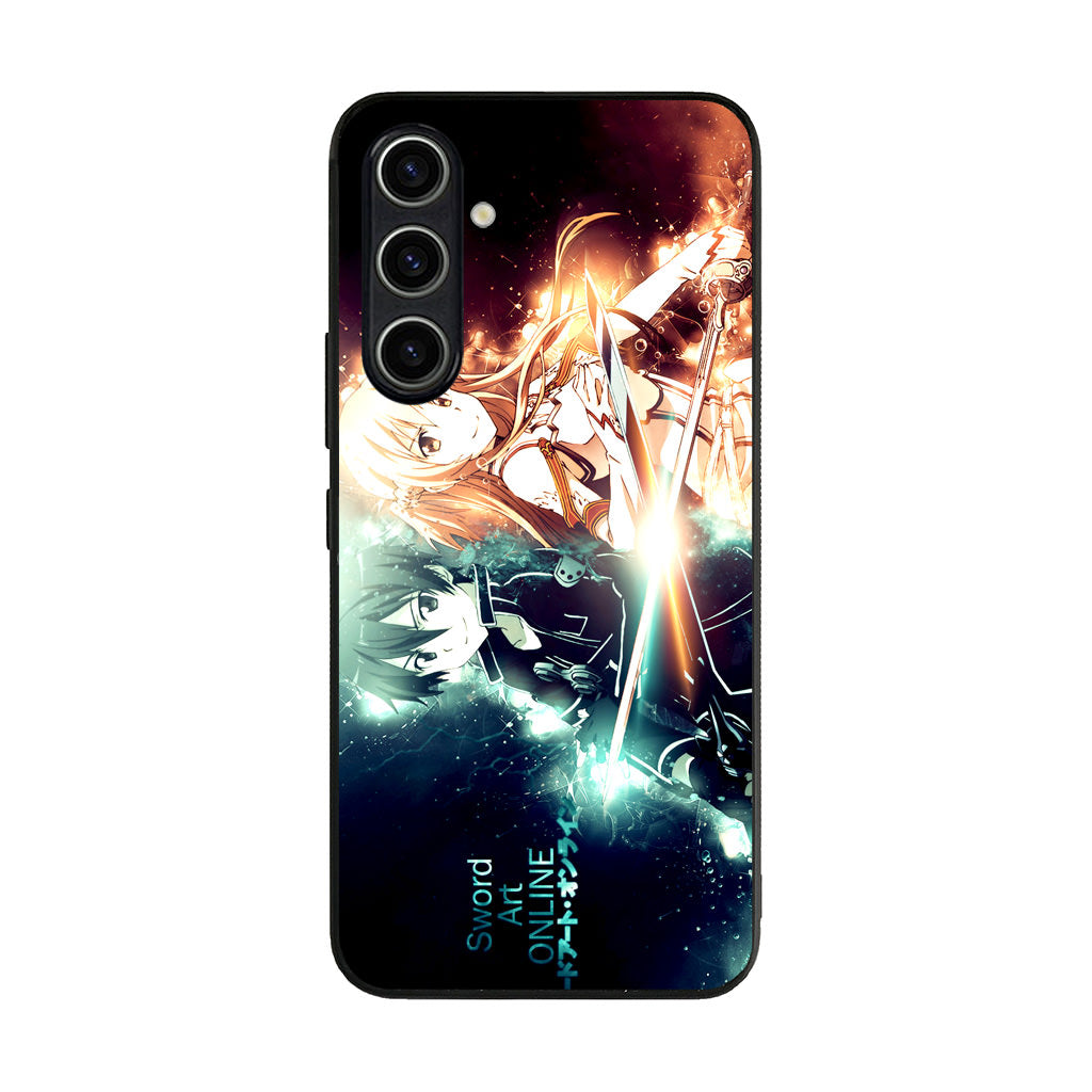 Sword Art Online Kirito and Asuna Samsung Galaxy A35 5G Case