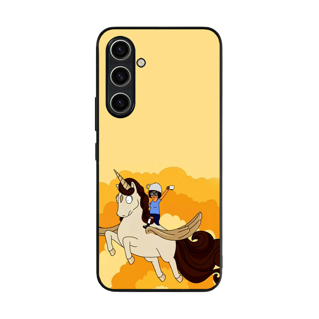 Tina Belcher And Unicorn Samsung Galaxy A35 5G Case