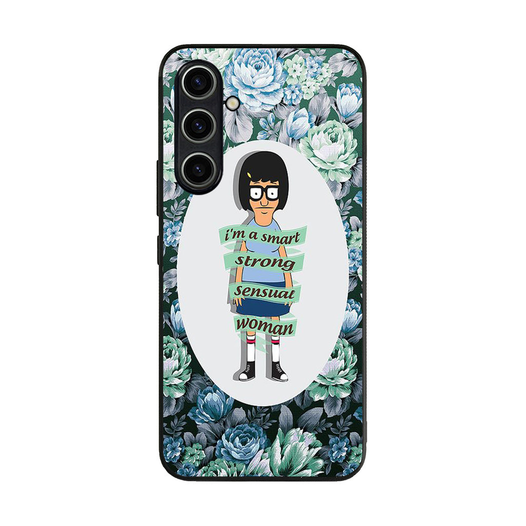 Tina Belcher Flower Woman Quotes Samsung Galaxy A35 5G Case