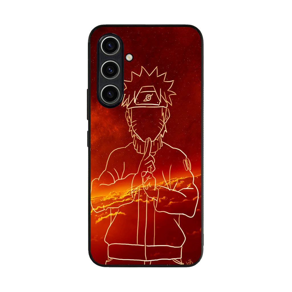 Uzumaki Naruto Outlline Samsung Galaxy A35 5G Case