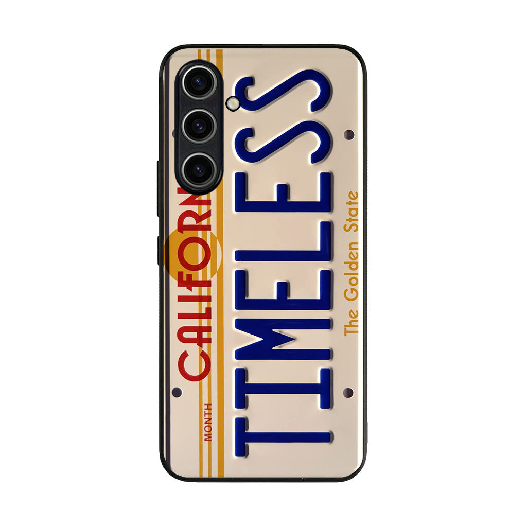 Back to the Future License Plate Timeless Samsung Galaxy A35 5G Case