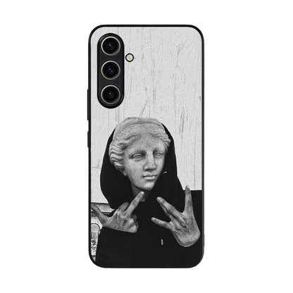 Greek Statue Wearing Hoodie Samsung Galaxy A35 5G Case