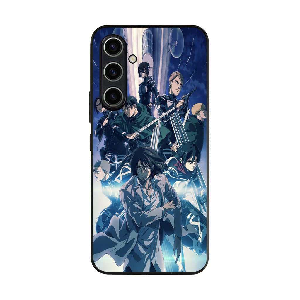 Poster Attack on Titan Final Season Samsung Galaxy A35 5G Case