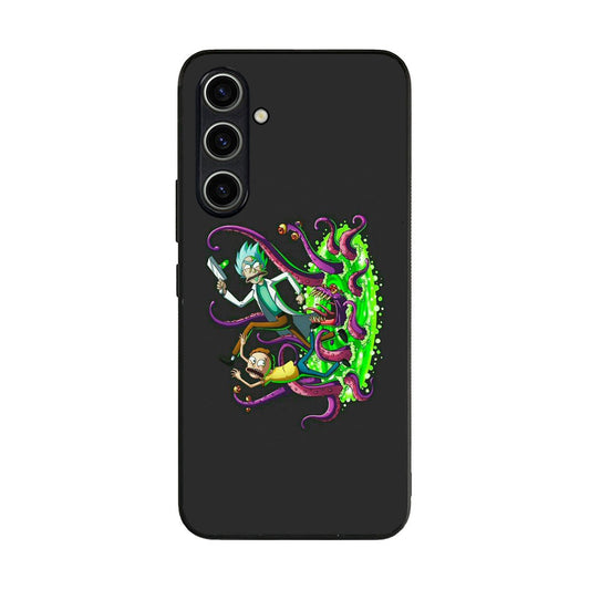 Rick And Morty Pass Through The Portal Samsung Galaxy A35 5G Case