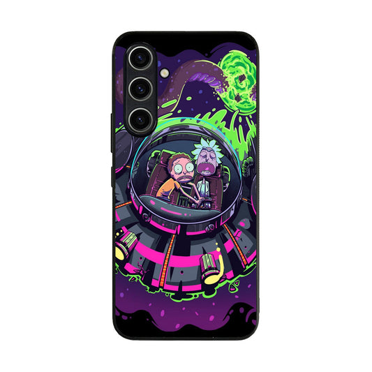 Rick And Morty Spaceship Samsung Galaxy A35 5G Case