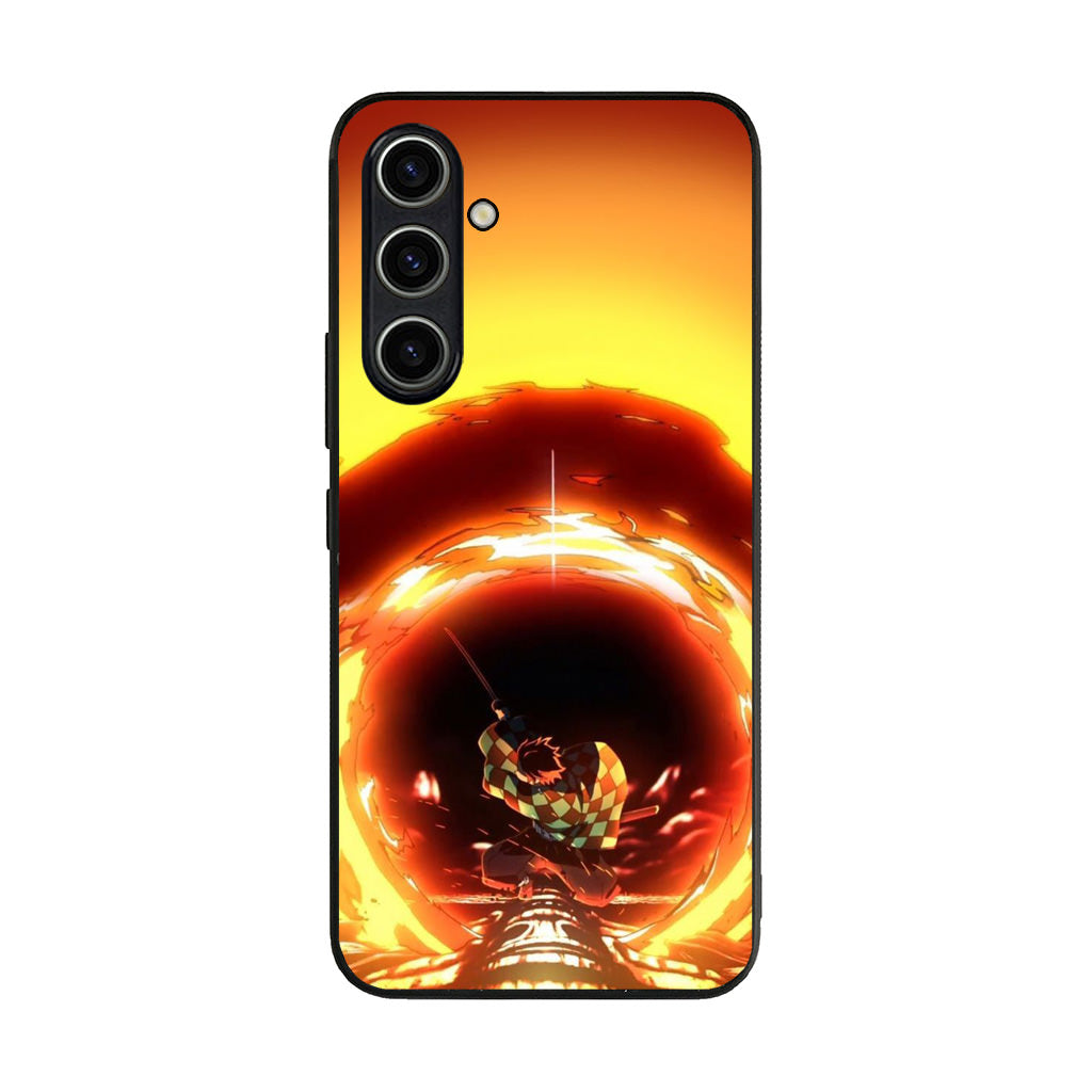 Tanjiro Kagura Dance Samsung Galaxy A35 5G Case