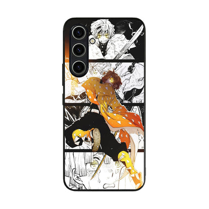 Zenitsu Agatsuma Manga Collage Samsung Galaxy A35 5G Case