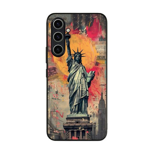 Canvas Art Statue of Liberty Samsung Galaxy A35 5G Case