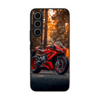 Crimson Velocity in Autumn Flame Samsung Galaxy S23 FE Case