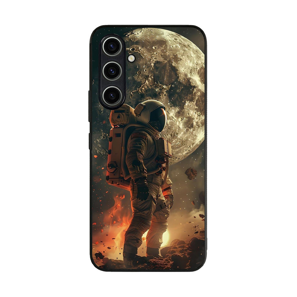 Lunar Sentinel Guardian of the Void Samsung Galaxy A35 5G Case