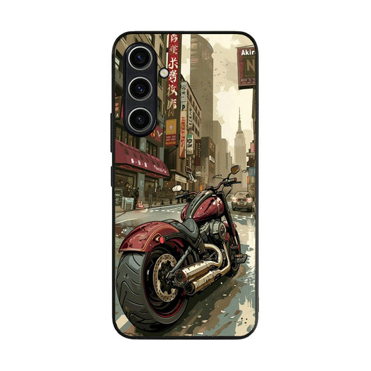 Motorcycle In Tokyo Streets Samsung Galaxy A35 5G Case