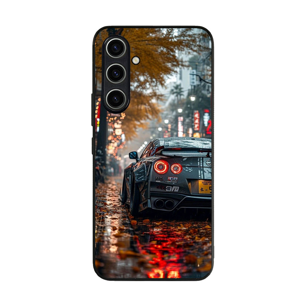 Neon Drift Autumn Streets Samsung Galaxy A35 5G Case