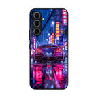 Neon Midnight Drift Tokyo Rain Samsung Galaxy A54 5G Case