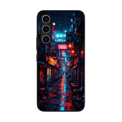 Neon Veins Of The Cyber City Samsung Galaxy A35 5G Case