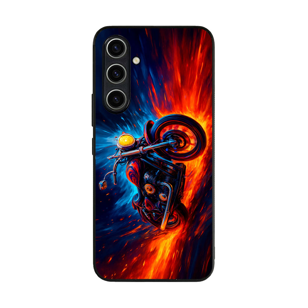 Ride Through Fire and Ice Samsung Galaxy A35 5G Case
