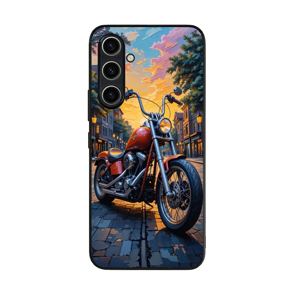Sunset Thunder Ride Into the Glow Samsung Galaxy A54 5G Case
