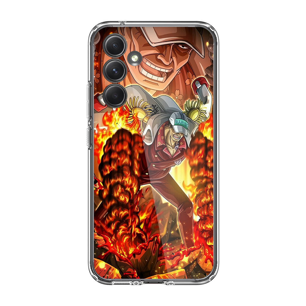 Akainu Exploding Volcano Samsung Galaxy A35 5G Case