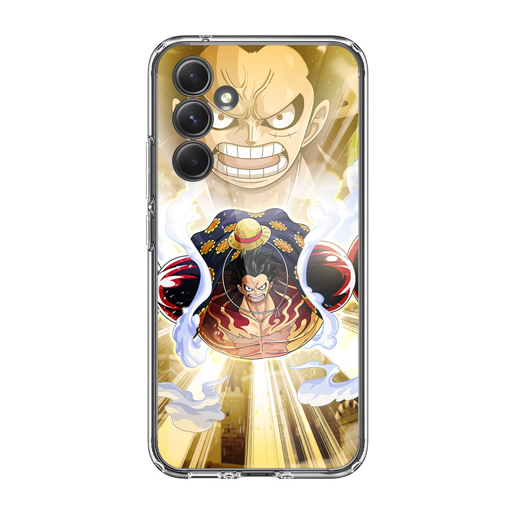 Luffy Flying Bounce Man Samsung Galaxy A35 5G Case