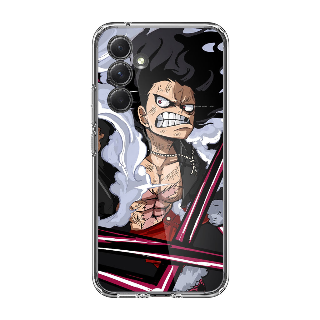 Luffy Snake Man Culverin Art Samsung Galaxy A35 5G Case