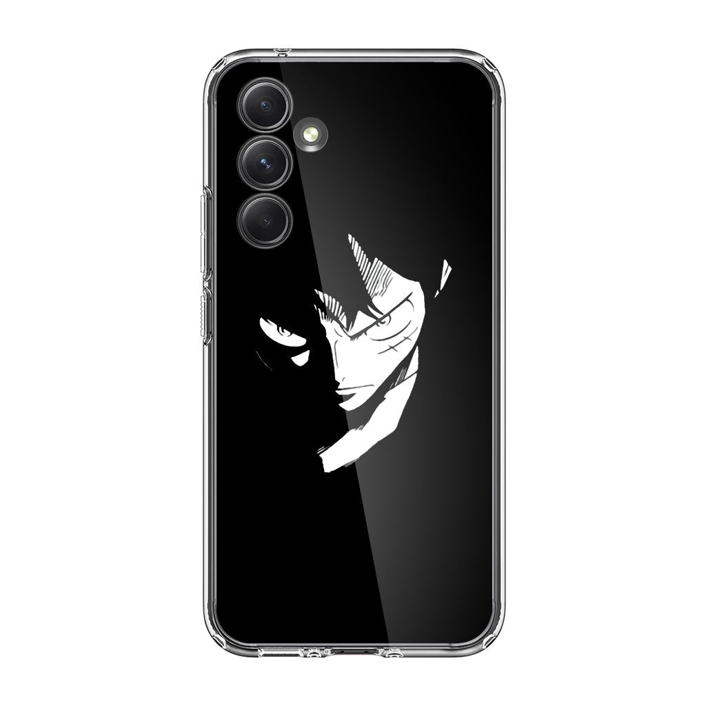 Monkey D Luffy Silhouette Samsung Galaxy A35 5G Case