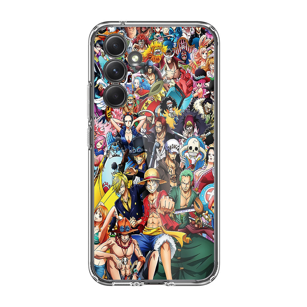 One Piece Characters In New World Samsung Galaxy A35 5G Case