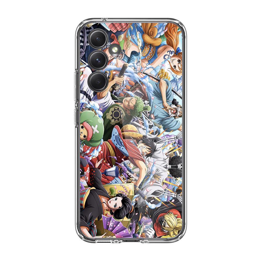 Straw Hat Pirates Arc Wano Samsung Galaxy A35 5G Case