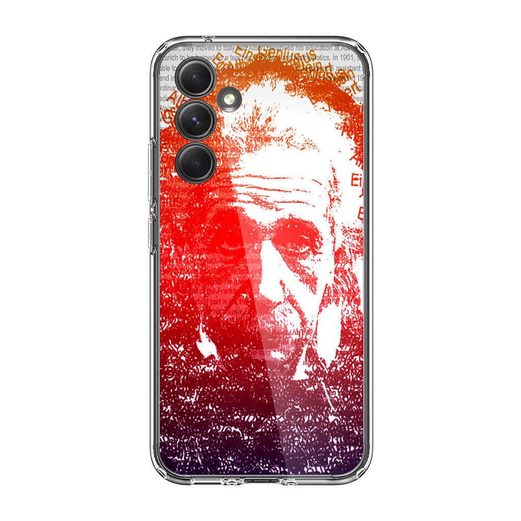 Albert Einstein Art Samsung Galaxy A35 5G Case