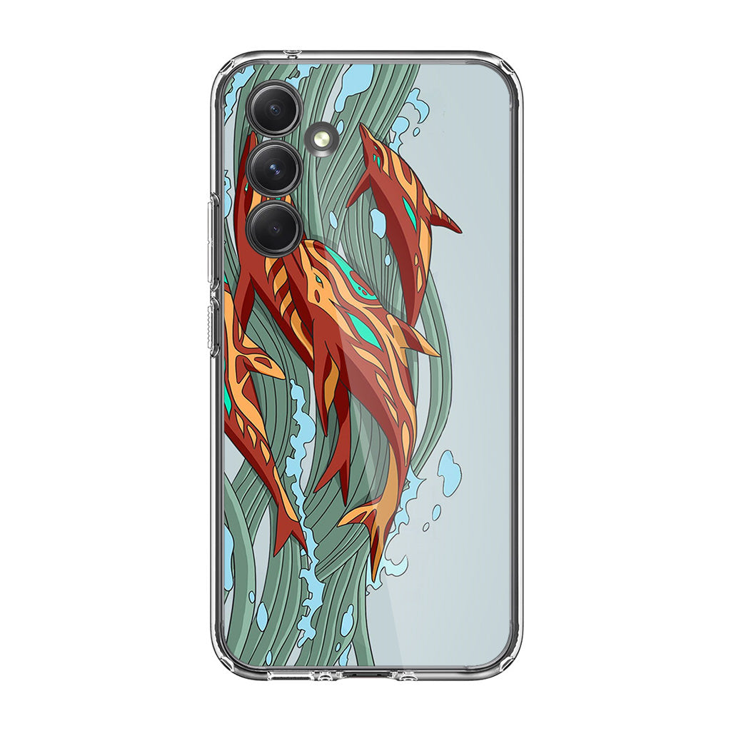 Aquamarine Revenge Samsung Galaxy A35 5G Case