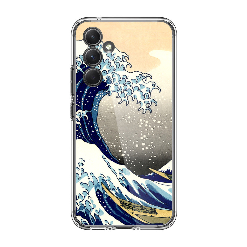 Artistic the Great Wave off Kanagawa Samsung Galaxy A35 5G Case