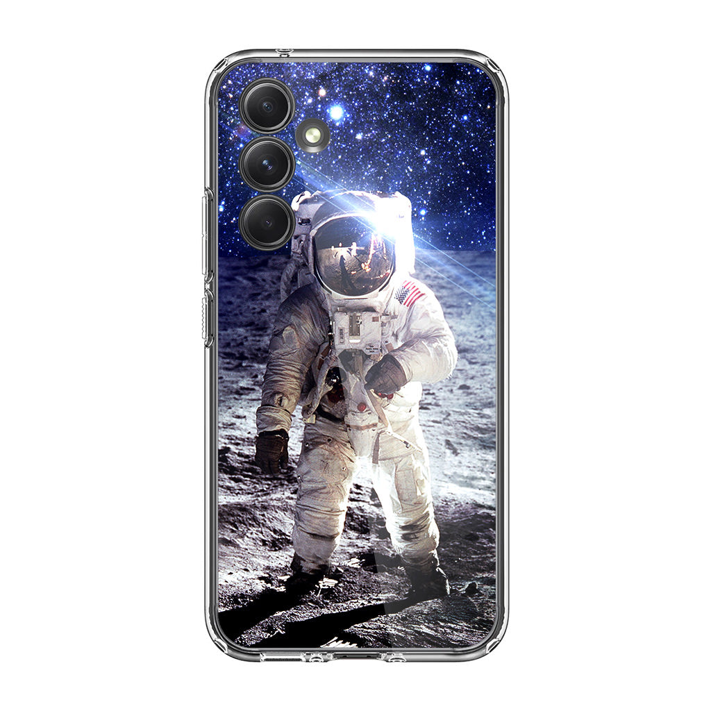 Astronaut Space Moon Samsung Galaxy A35 5G Case