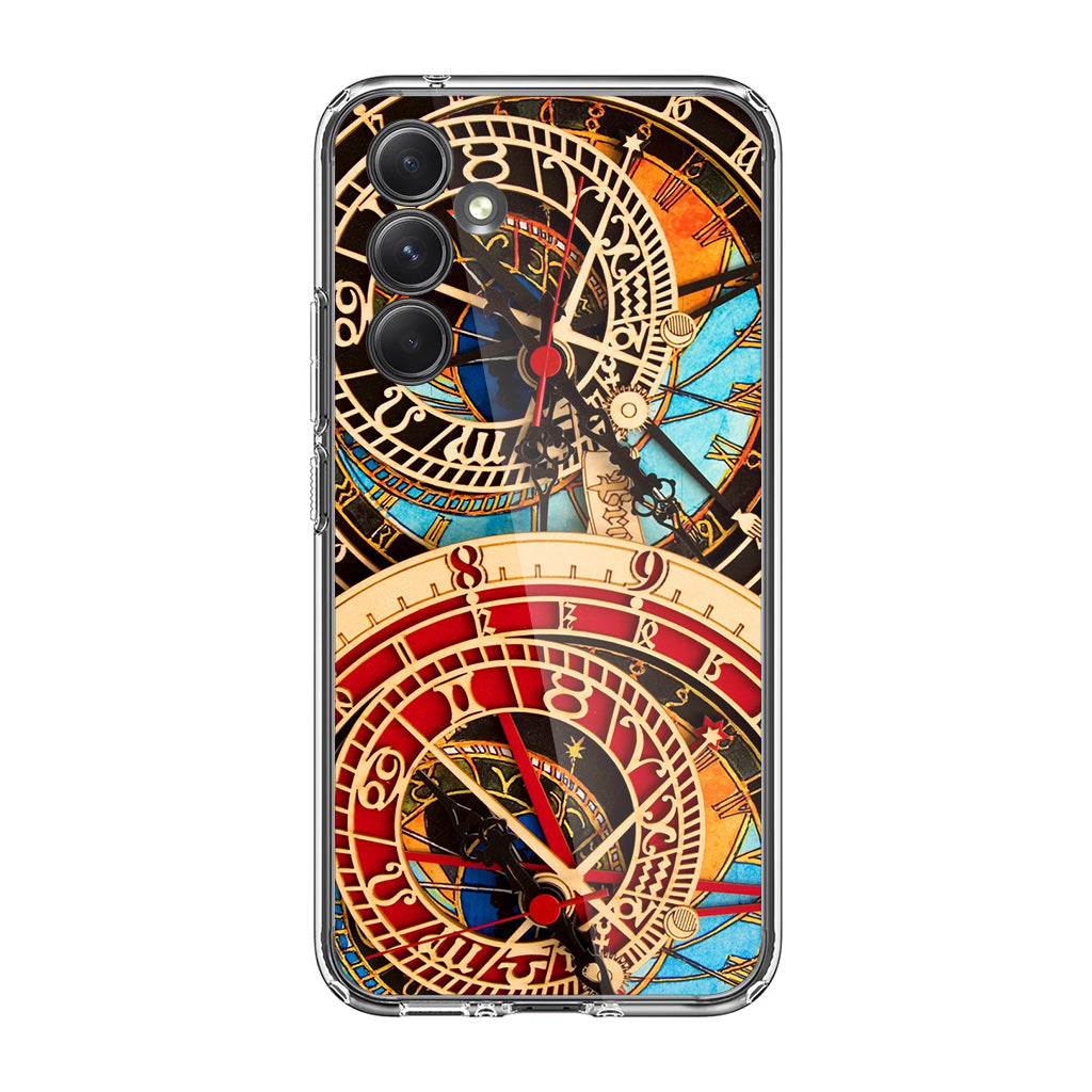 Astronomical Clock Samsung Galaxy A35 5G Case