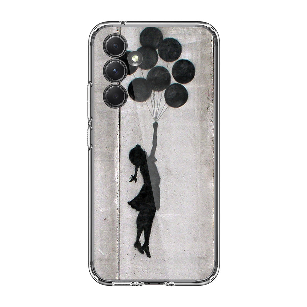 Banksy Girl With Balloons Samsung Galaxy A35 5G Case