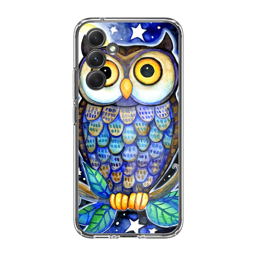 Bedtime Owl Samsung Galaxy A35 5G Case