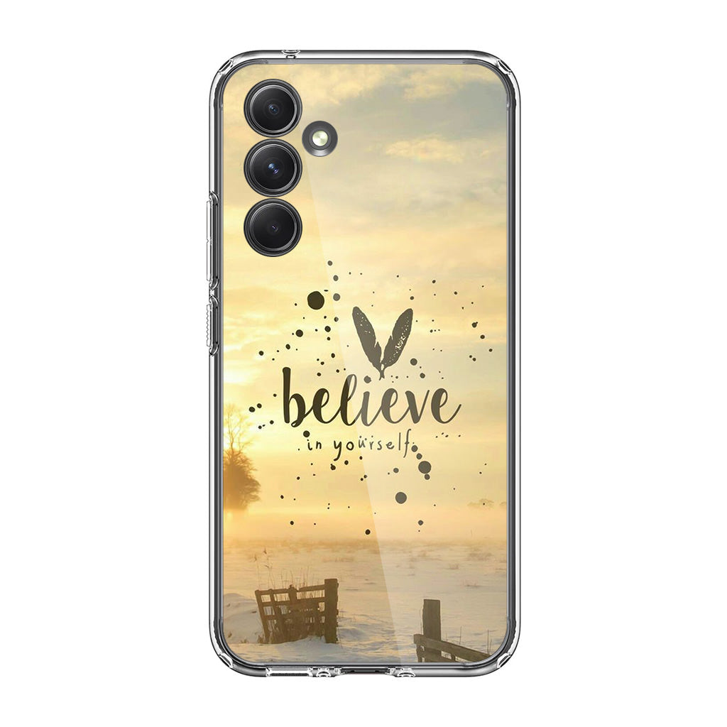 Believe in Yourself Samsung Galaxy A35 5G Case