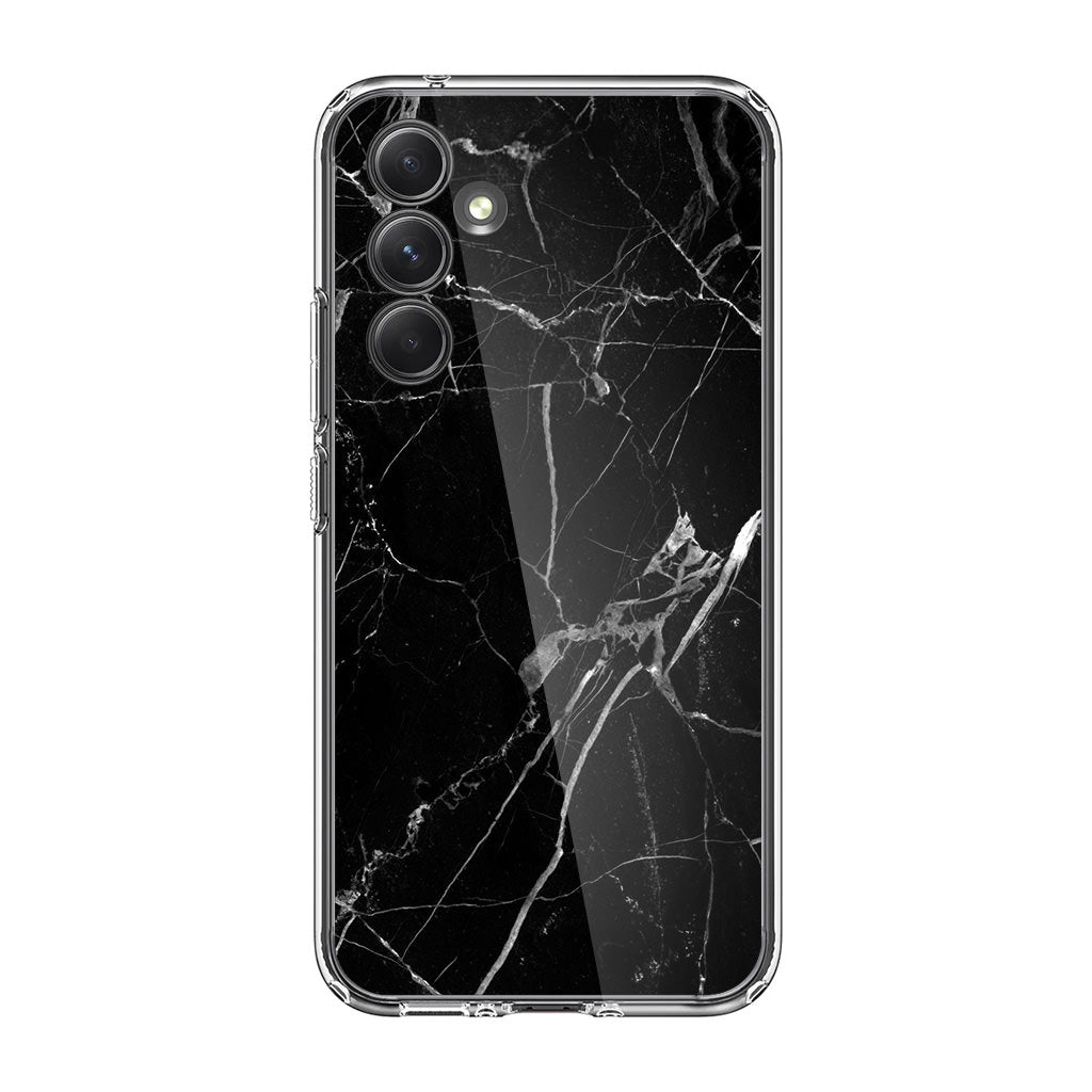 Black Marble Samsung Galaxy A35 5G Case