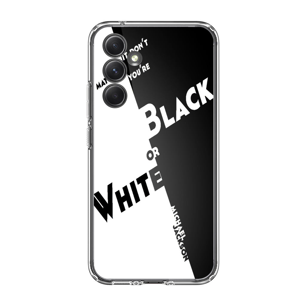 Black Or White Michael Jackson Samsung Galaxy A35 5G Case