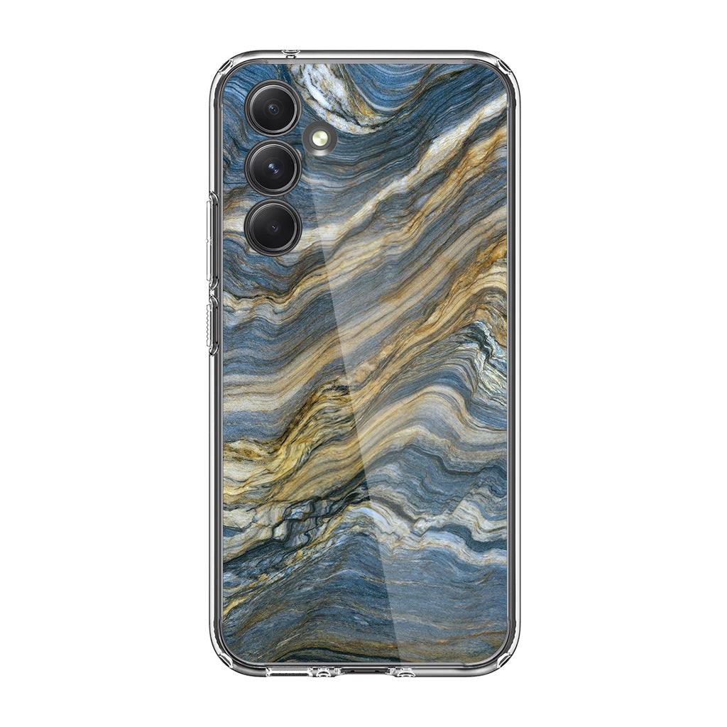 Blue Wave Marble Samsung Galaxy A35 5G Case