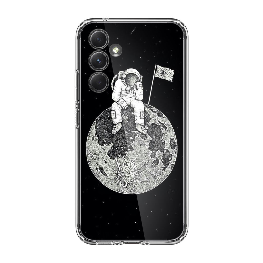 Bored Astronaut Samsung Galaxy A35 5G Case